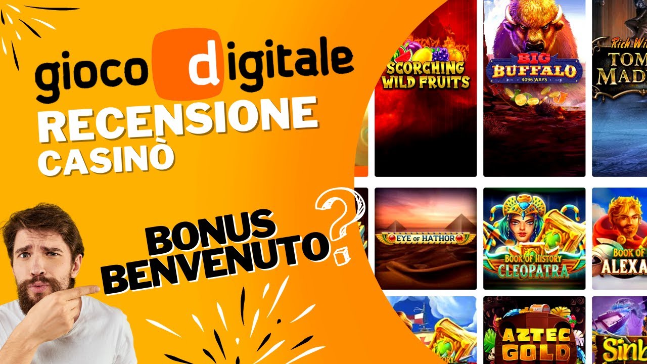 Recensione Casin&ograve; di Gioco Digitale💰Com'&egrave; il Bonus di Benvenuto❓