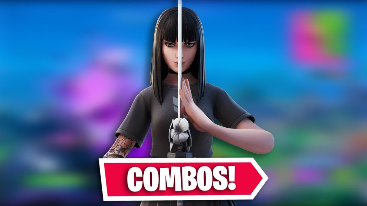 CHARLOTTE (DEFAULT) Combos in Fortnite! (Fortnite x Marvel)