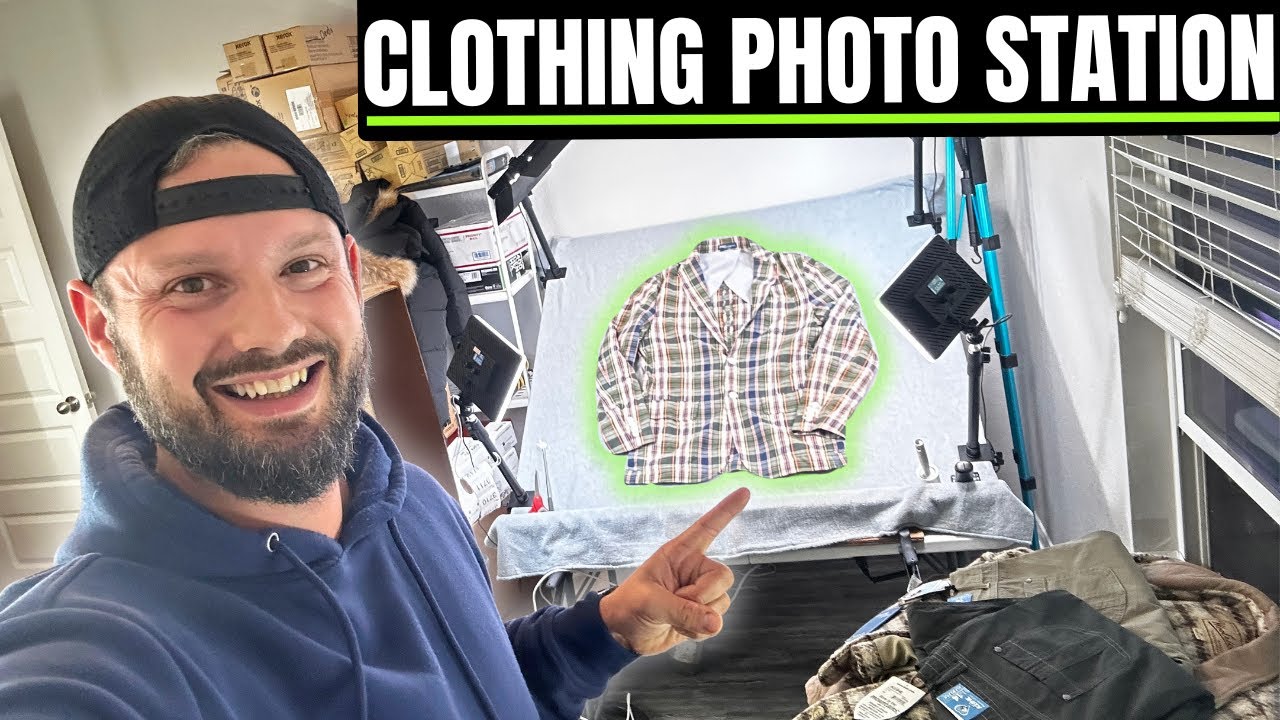 Our Simple eBay Clothing Photo Setup