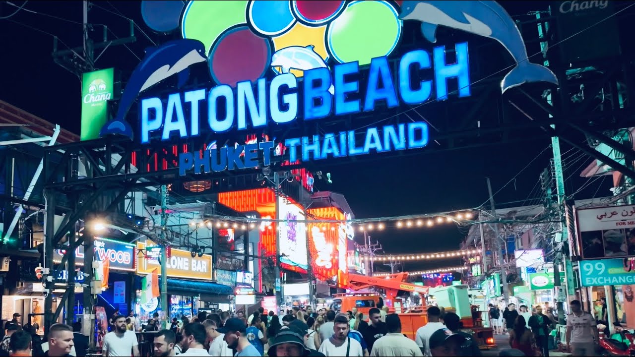 Saturday Night Walking Tour – Bangla Road, Patong Phuket 🇹🇭 | 4K 