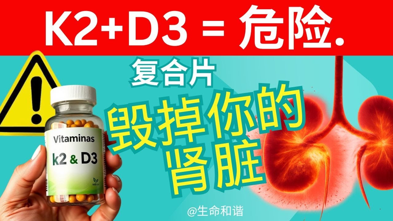 ⚠️ 维生素K2和D3千万别一起吃！医生告诉你真正的原因！