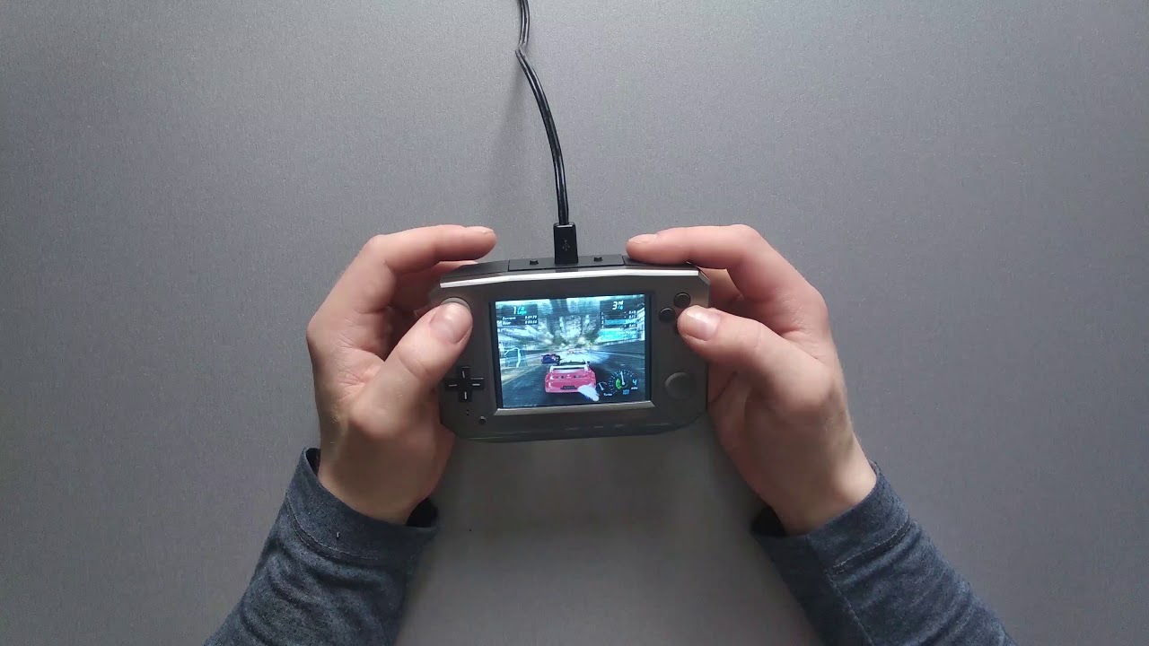 Need For Speed Underground - playing on Gamecube portable NGCP V2