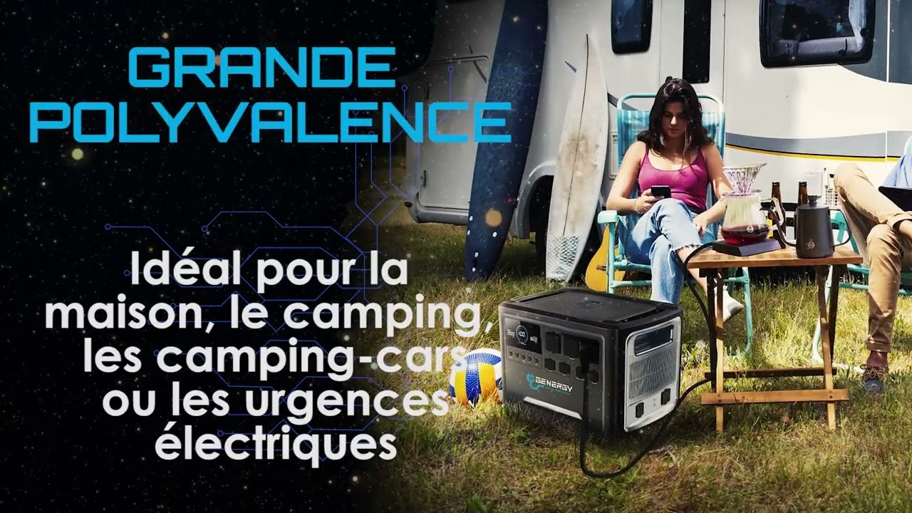 Station d'énergie portable GZE-3040 🔋 Énergie illimitée, où que vous soyez