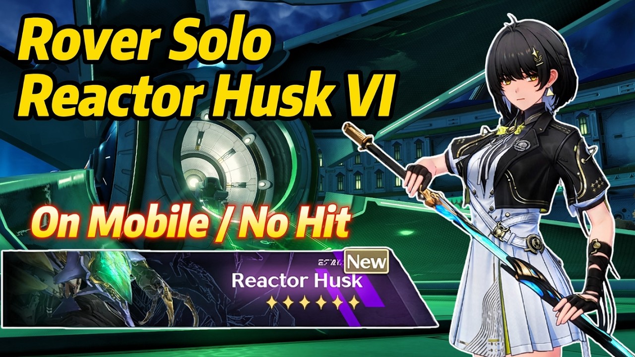 Rover Solo Reactor Husk Hologram VI on Mobile (No Hit)  | Wuthering Waves
