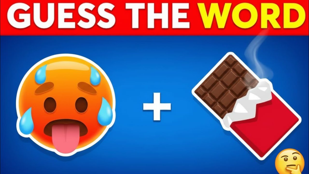 Guess the WORD by Emojis? 🧩 Emoji Quiz Challenge