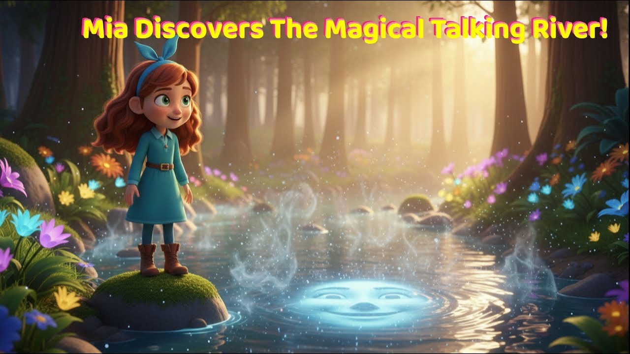 Mia Discovers The Magical Talking River! - 3D Animated Story for Kids | Fun Learning Adventure