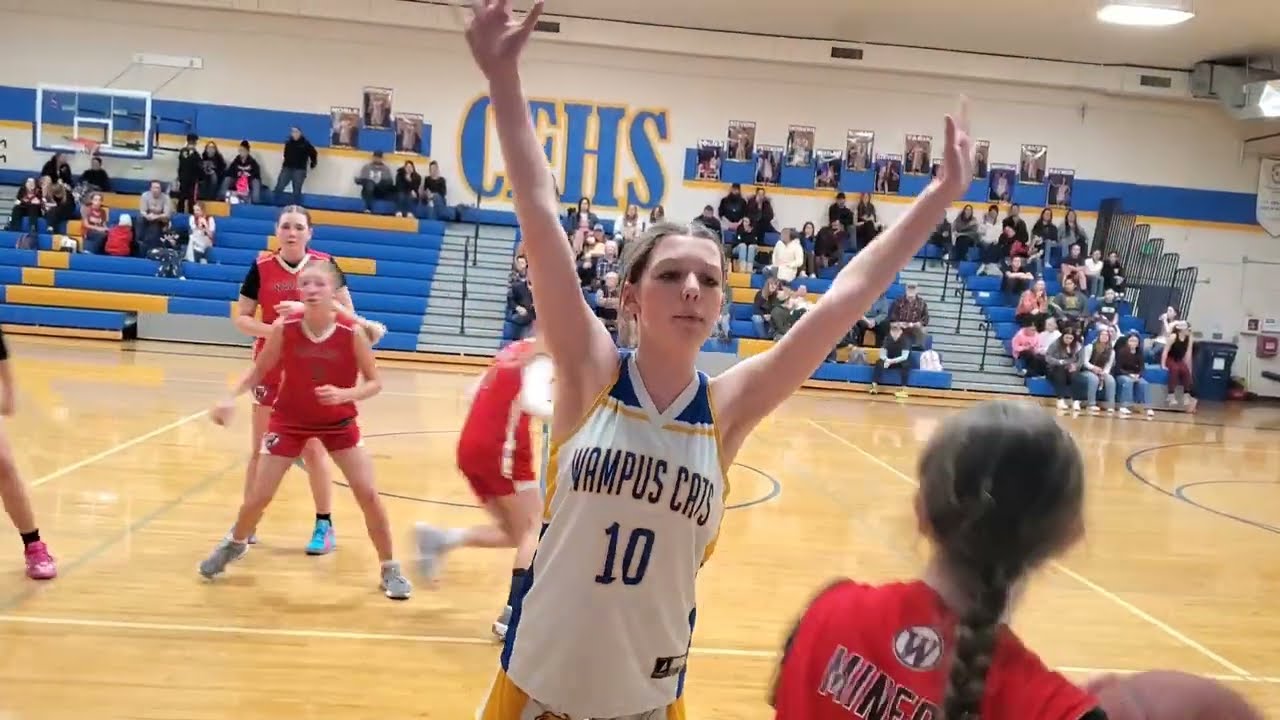 Clark Fork vs Wallace 'B' and 'A' Girls