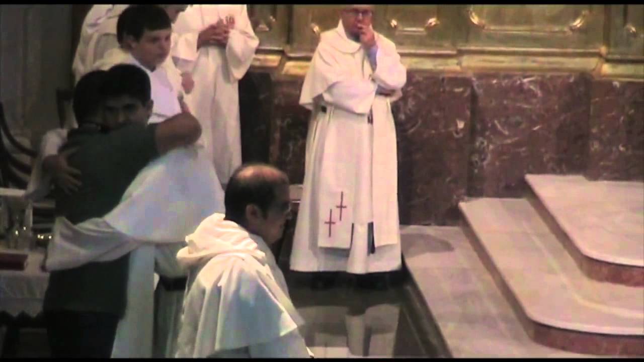Primera profesión novicios mercedarios en Sant Ramon 2014