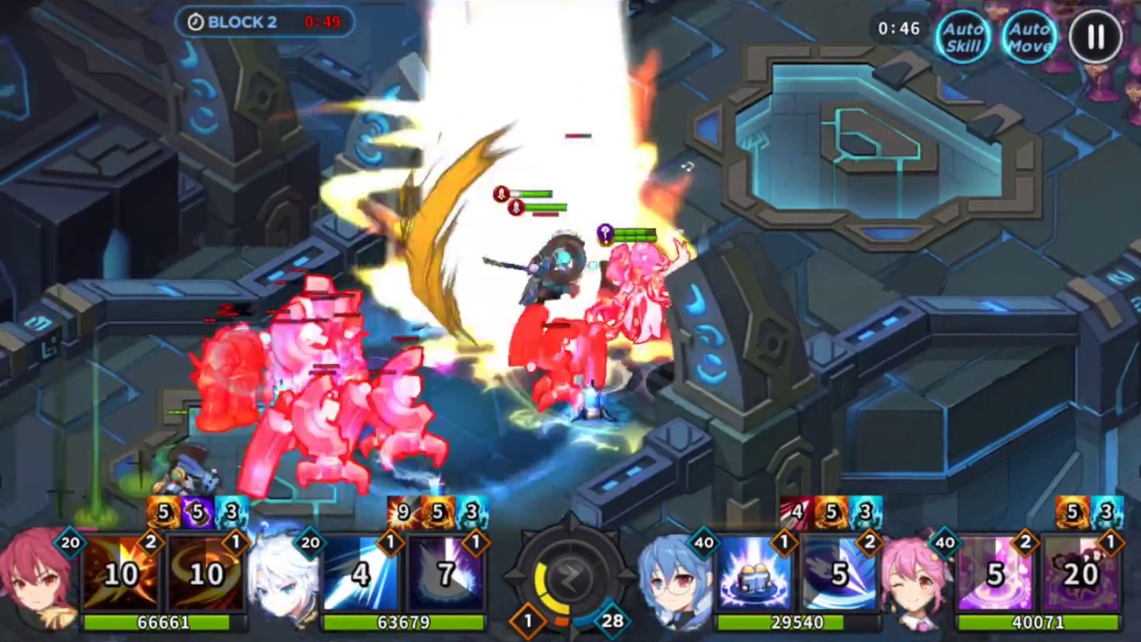 Grand Chase Dimensional Chasers - Temple of Time - Challenge Mode 2-4 - 0 Deaths