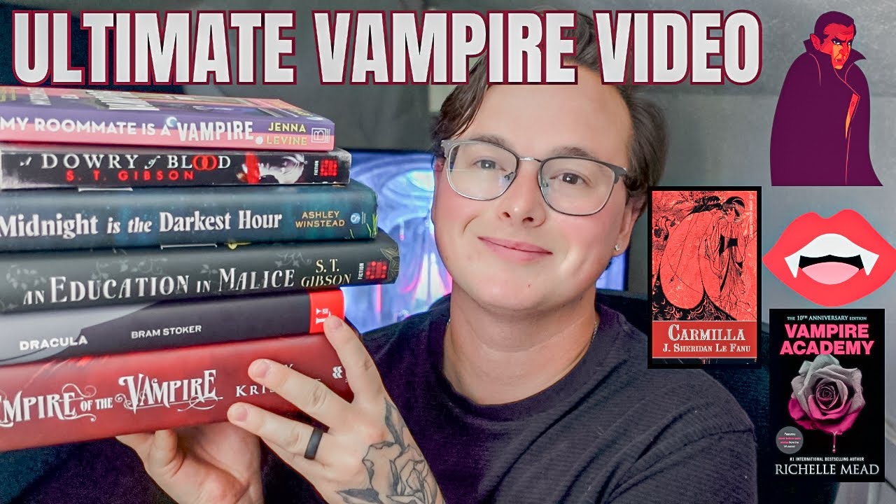 Ultimate Vampire 🧛‍♂️Book Video (vampire recommendations and my personal TBR + others I didn't love)