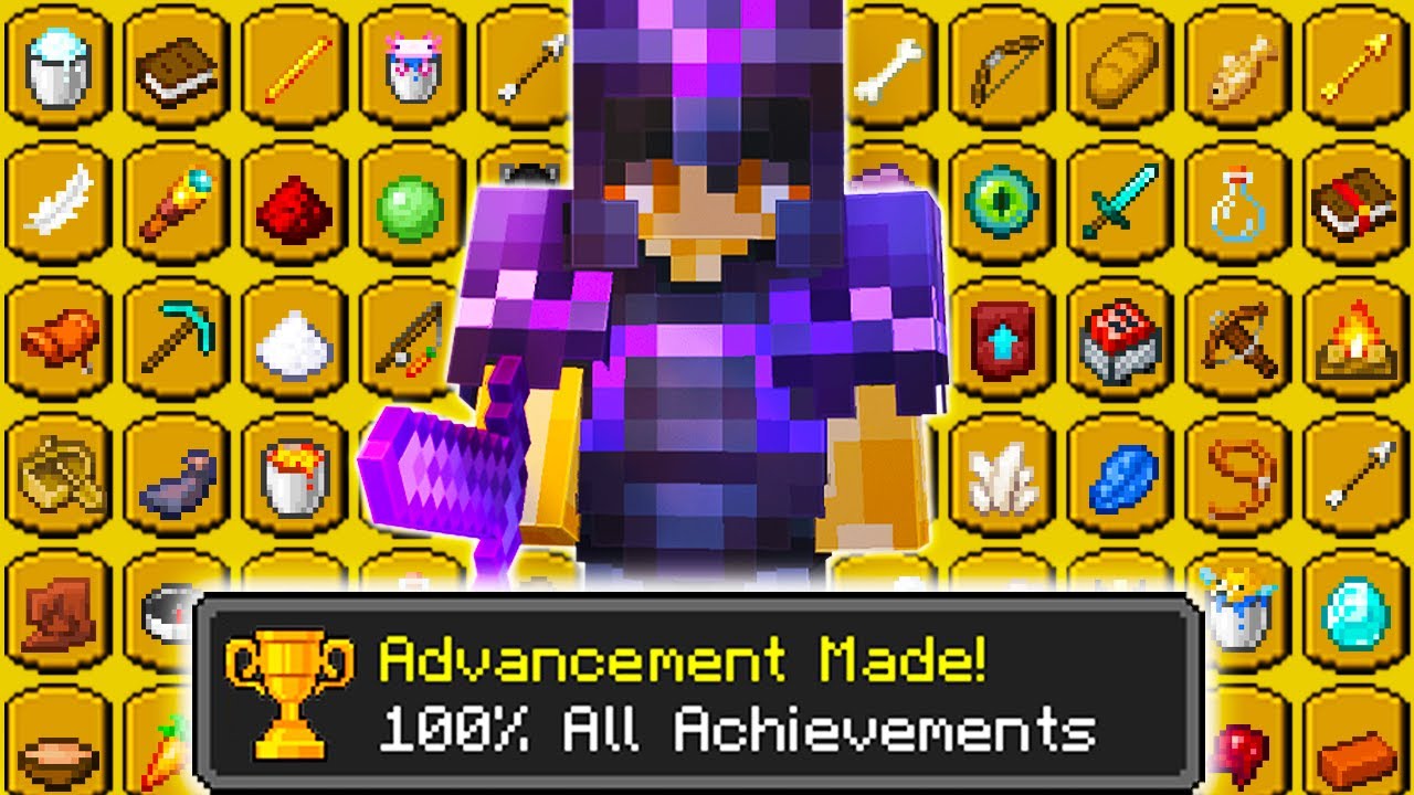 I Completed ALL Achievements in Hardcore Minecraft