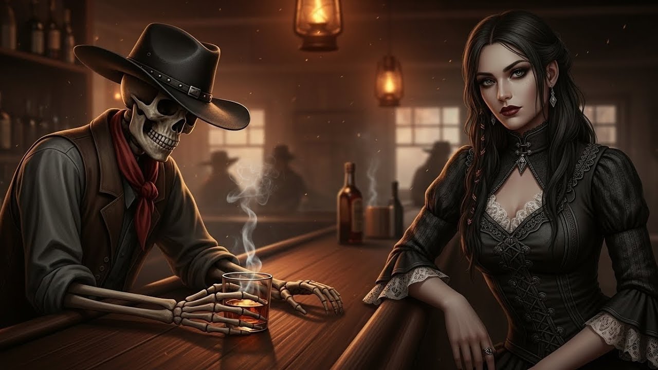 Dark Country Minor Cinematic Story Song with Western Noir and Lonely Road Energy
