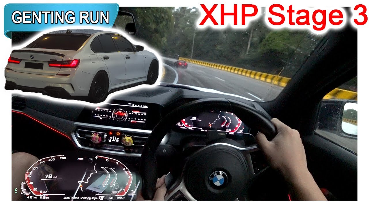 挑战下大雨上山！G20 BMW 330i M Sport | Malaysia #POV [Genting Run 冲上云霄] [CC Subtitle]