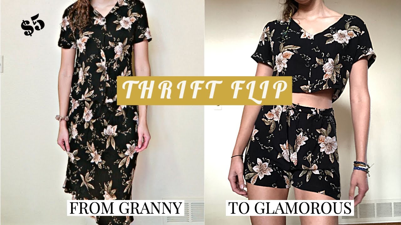 DIY 2 Piece Short Set | THRIFT FLIP |