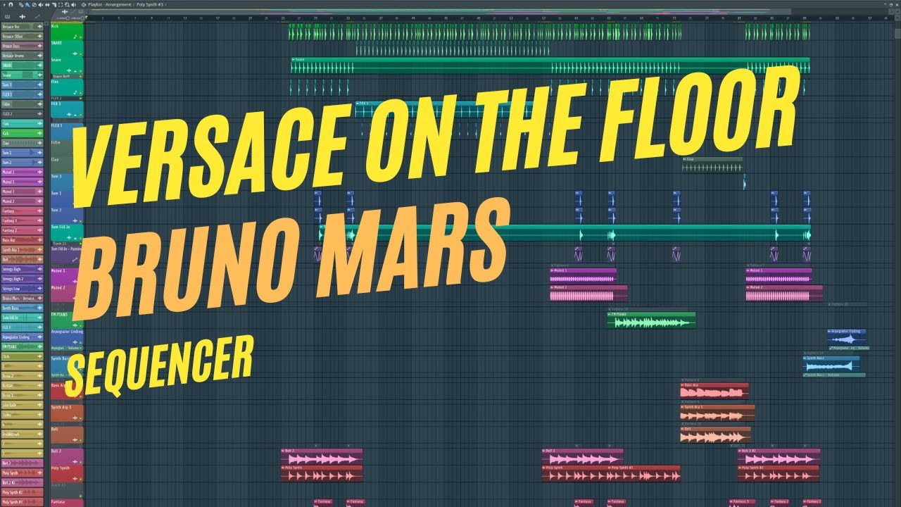Versace on the Floor - Bruno Mars (Backing Track, Sequencer)