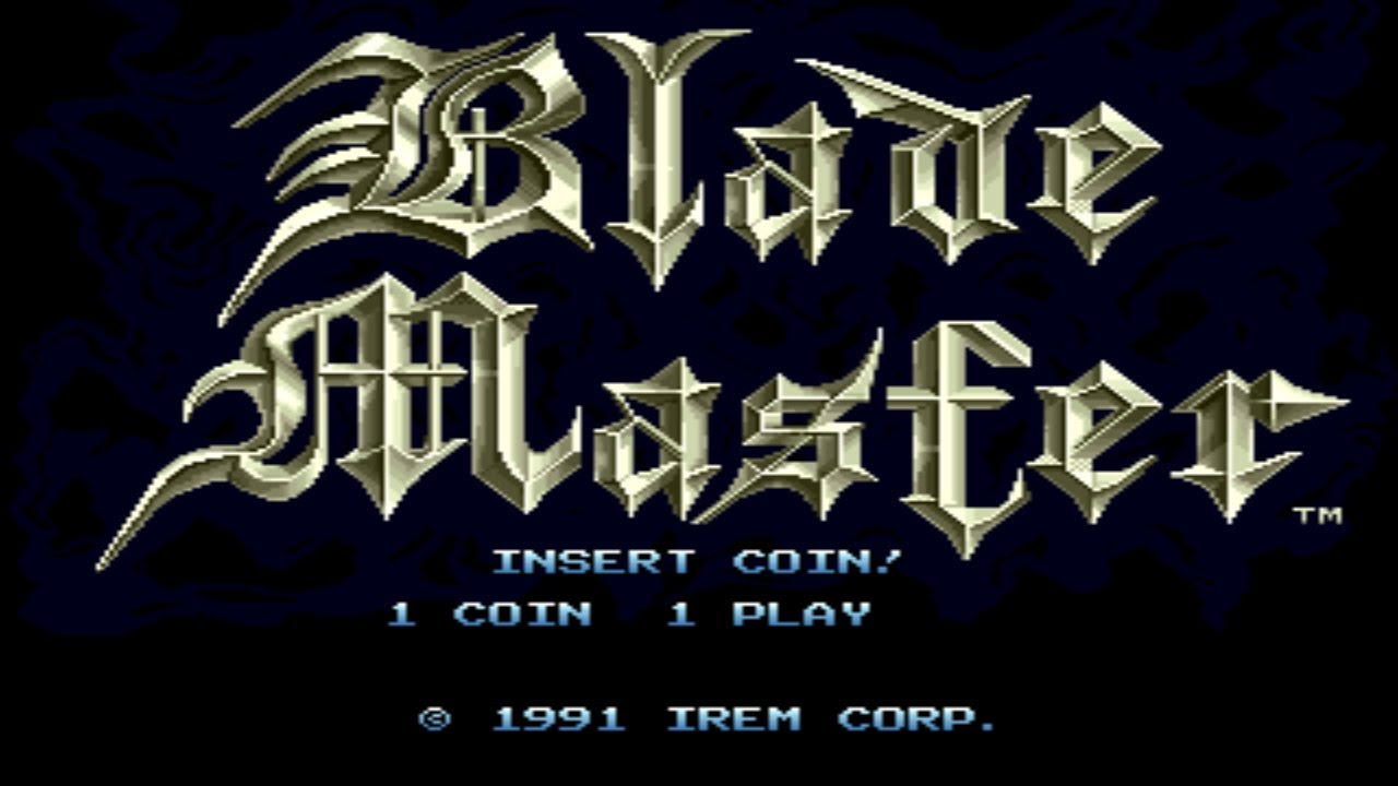 Blade Master 1991 Irem Mame Retro Arcade Games