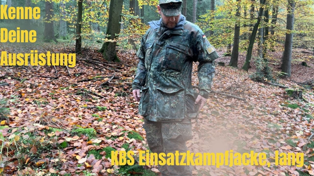 KBS SK Bundeswehr - Einsatzkampfjacke, lang Kampfbekleidungssatz, der Smock für jeden Soldaten