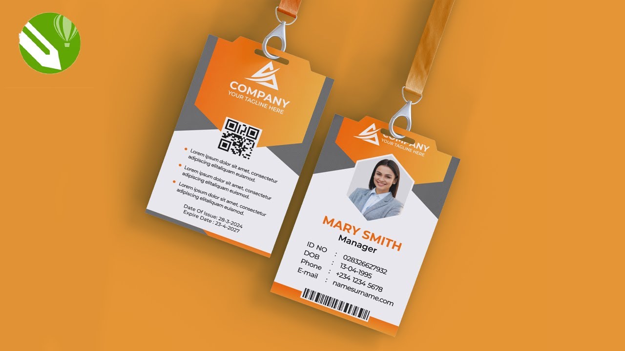 How To Design a Professional ID Card in CorelDraw | ID Card Design | CoreldDraw Tutorial