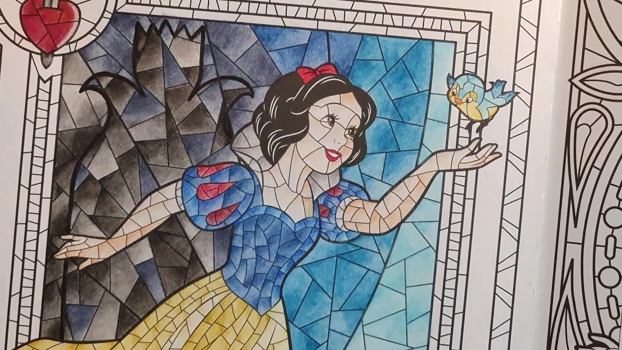 Tuto mes 2 techniques pour les vitraux Disney