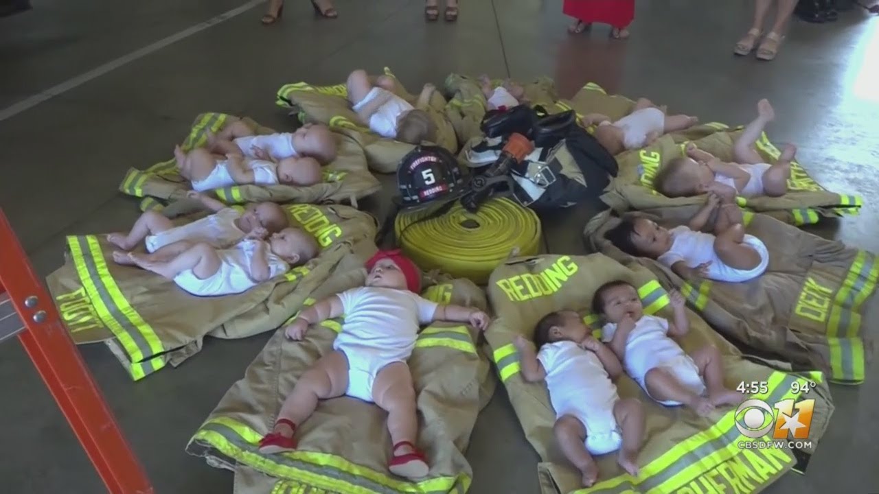 12 Babies Born Into Redding Fire Department Family