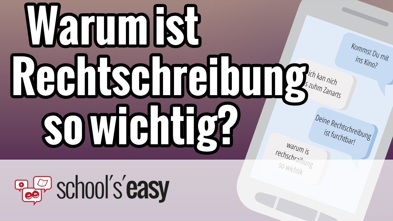 Warum ist Rechtschreibung so wichtig