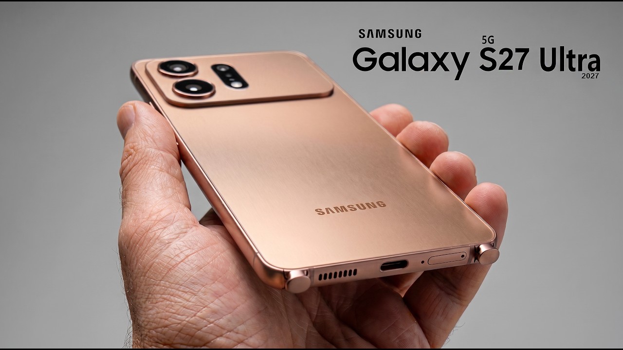 Samsung Galaxy S27 Ultra - WOW! Looks Stunning!