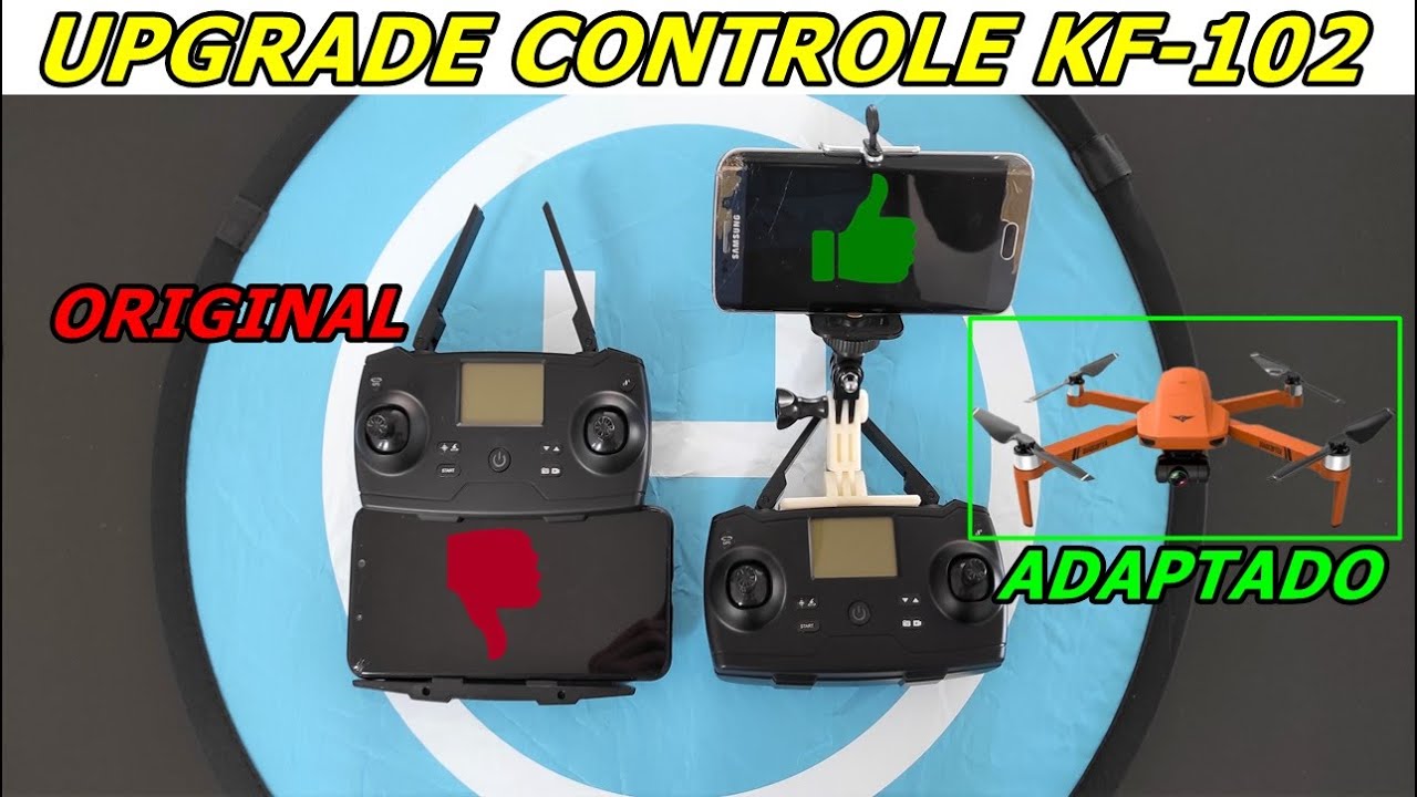 Não Voe Seu DRONE KF102 Antes de Ver Esse Vídeo - Upgrade Radio