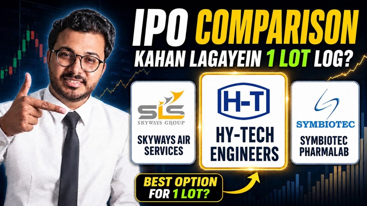 IPO comparison | Skyways Air vs Symbiotec vs Hy-tech IPO GMP | Hi tech | Tempsens IPO allotment