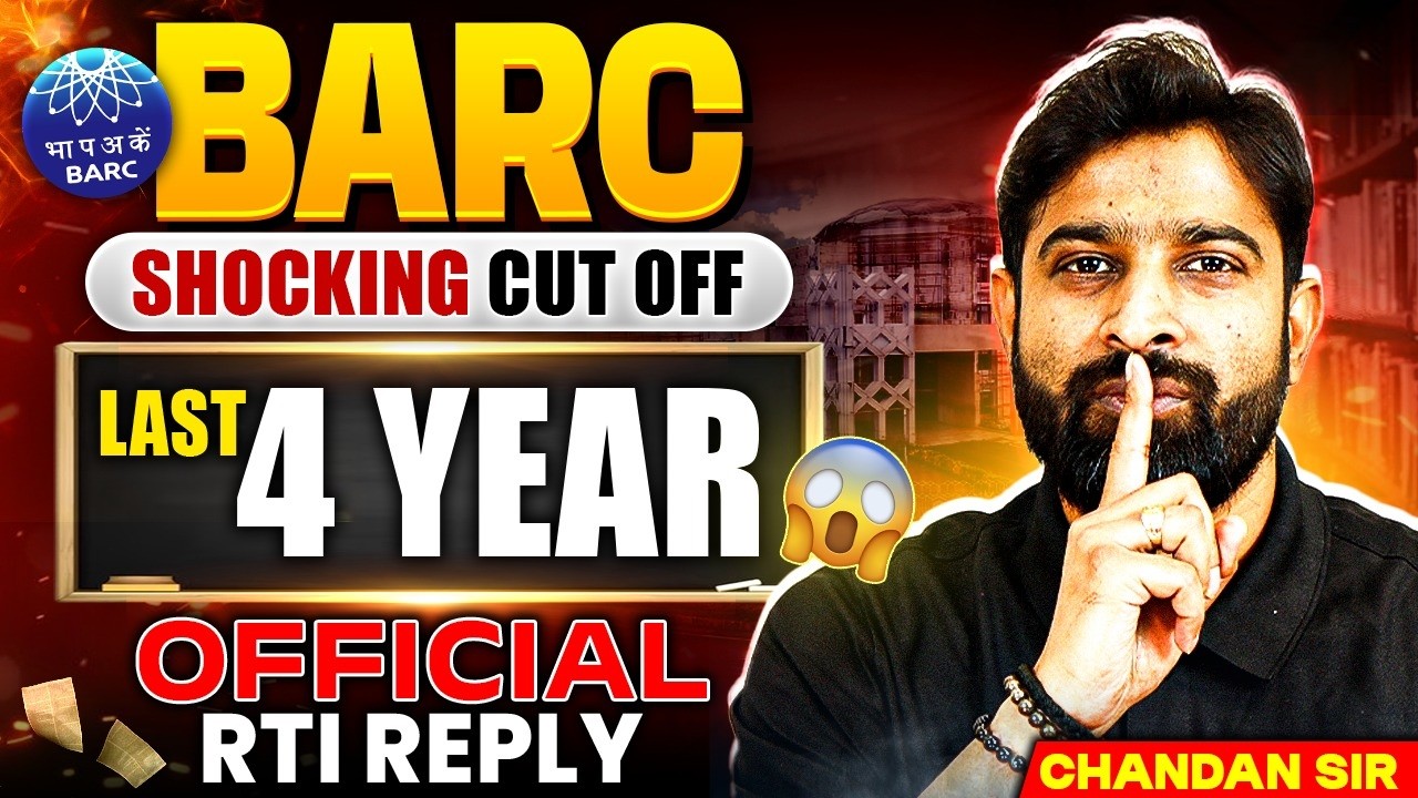 BARC Shocking Cut Off Revealed | Last 4 Years Data | Official RTI Reply