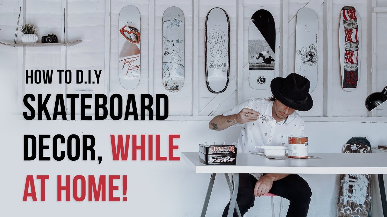 How To DIY Skateboard Decor in 2020 (+ Garage Renovation)