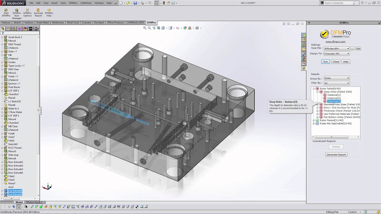 SOLIDWORKS - DFMPro Quick Start User Guide
