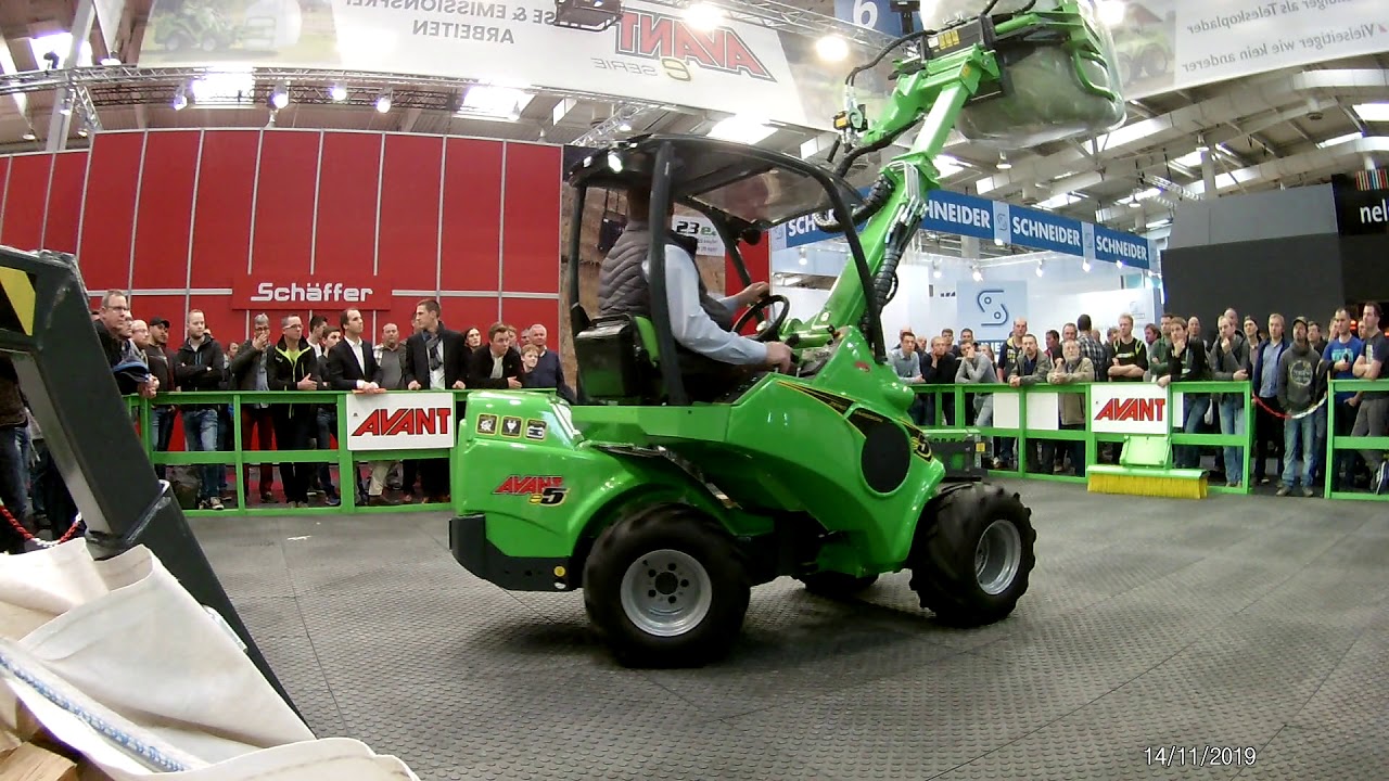 AVANT e5 електрически мини товарач Agritechnica 2019