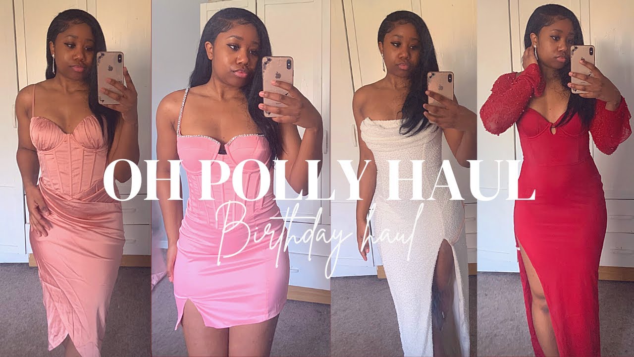 OH POLLY BIRTHDAY DRESS HAUL | CLOTHING TRY-ON | LIFEWITHSAFIYA