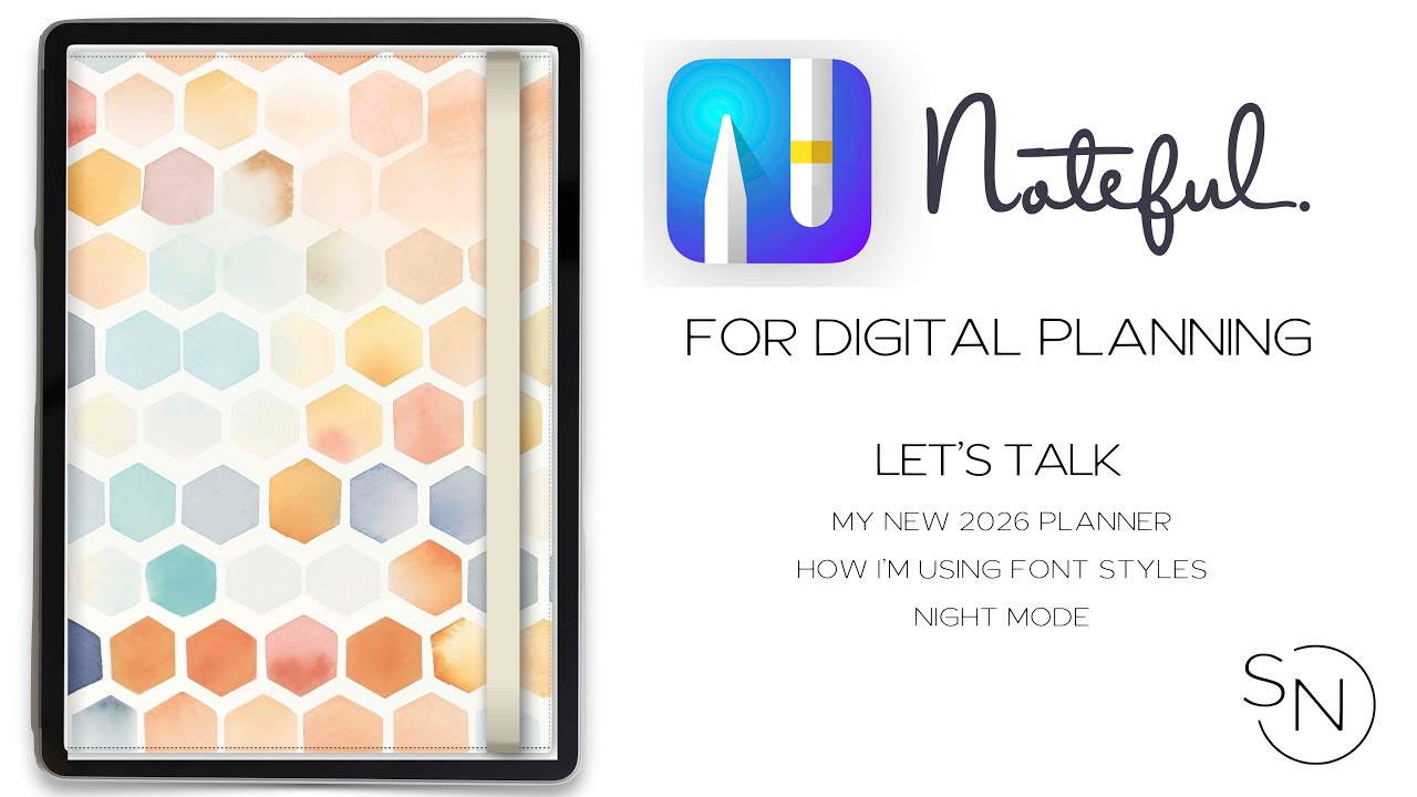 My 2026 Digital Planner Setup in Noteful 