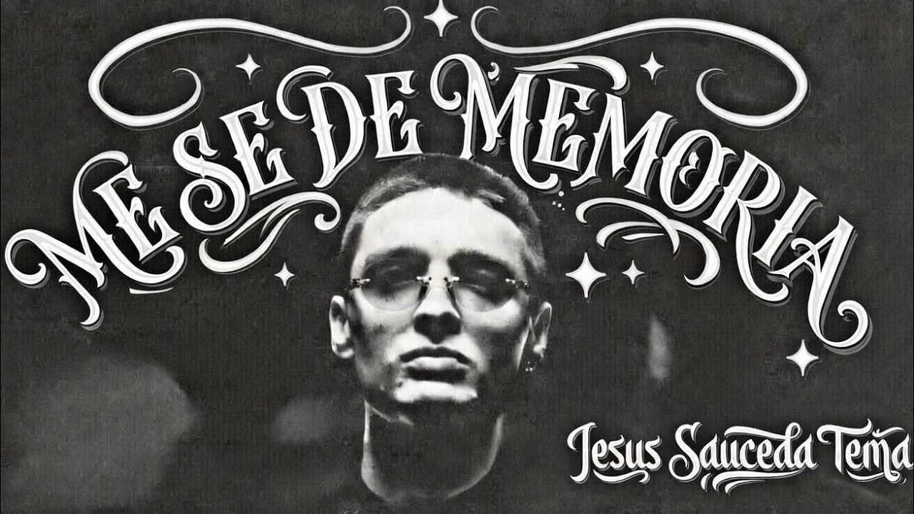 me se de memoria - Peso Pluma (Lyric Video) 