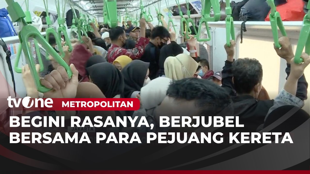Potret Perjuangan Penumpang Kereta di Jam Pulang Kantor | Metropolitan tvOne