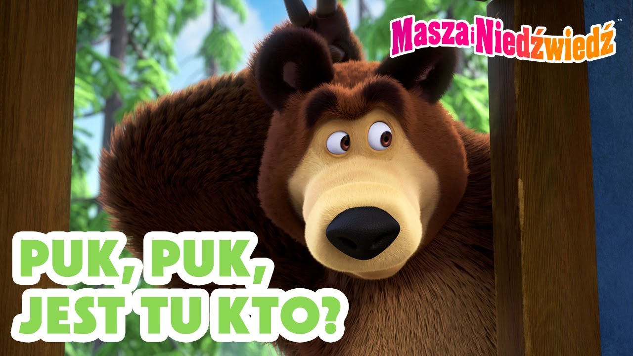 Masza i Niedźwiedź ✨ Puk, puk, jest tu kto? 🚪👋 Nowy odcinek ➡️Już 8 sierpnia!👱‍♀️ Masha and the Bear