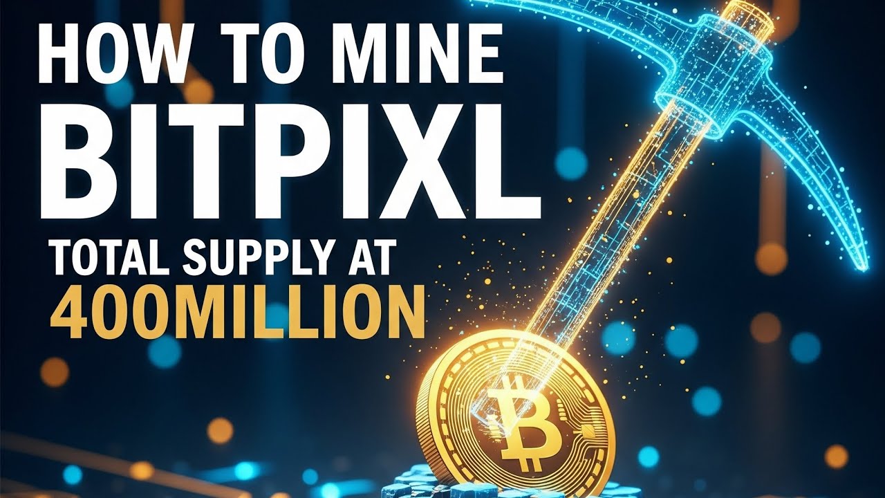 HOW TO MINE BITPIXL | TOTAL SUPPLY AT 400MILLION.