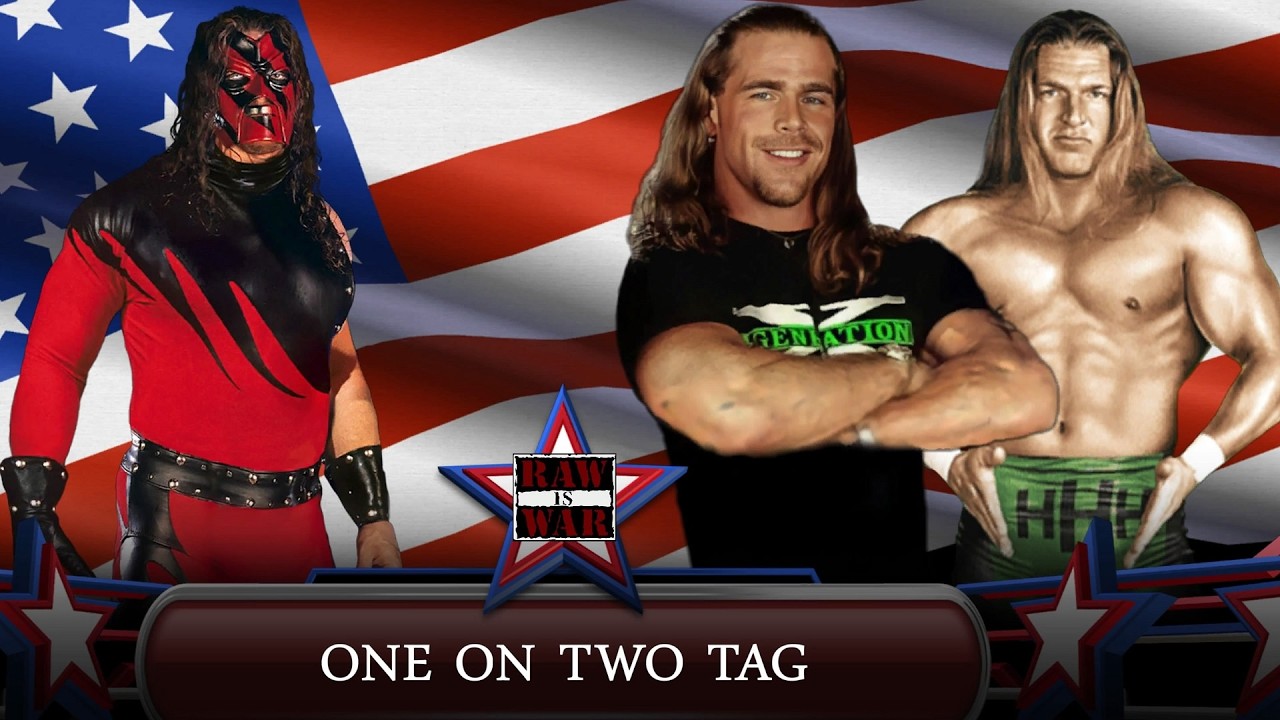 WWE 2K25 - Kane vs. Shawn Michaels & Triple H