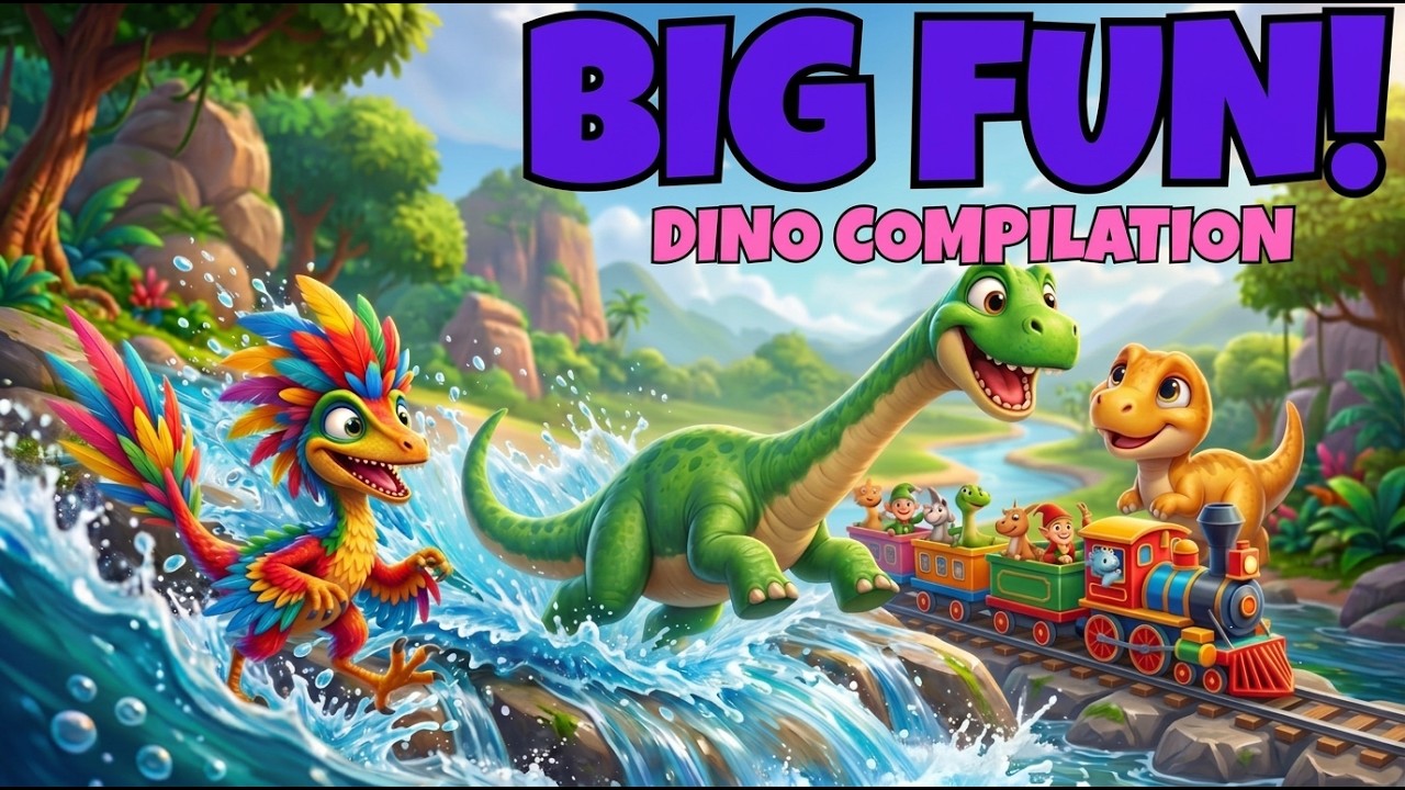 The Magical Dinosaur Train & More! ✨ | 3 Dino Adventure Stories | Bedtime Stories for Kids