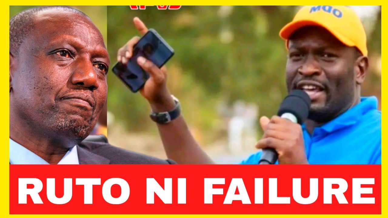 RUTO NI FAILURE!!EDWIN SIFUNA SAYS
