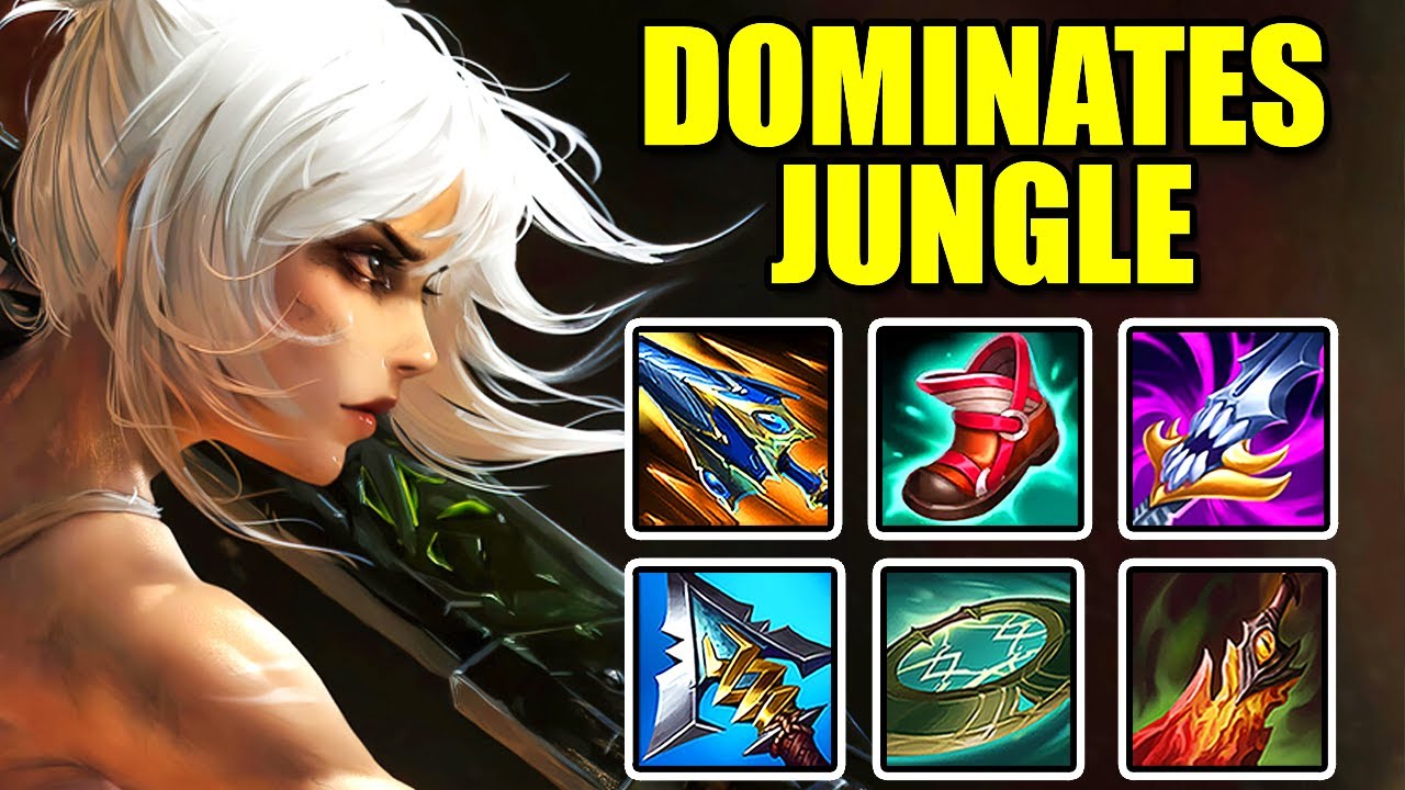 Rank 1 Riven Plays as Jungler and Dominates Hecarim in a Ranked Solo Game