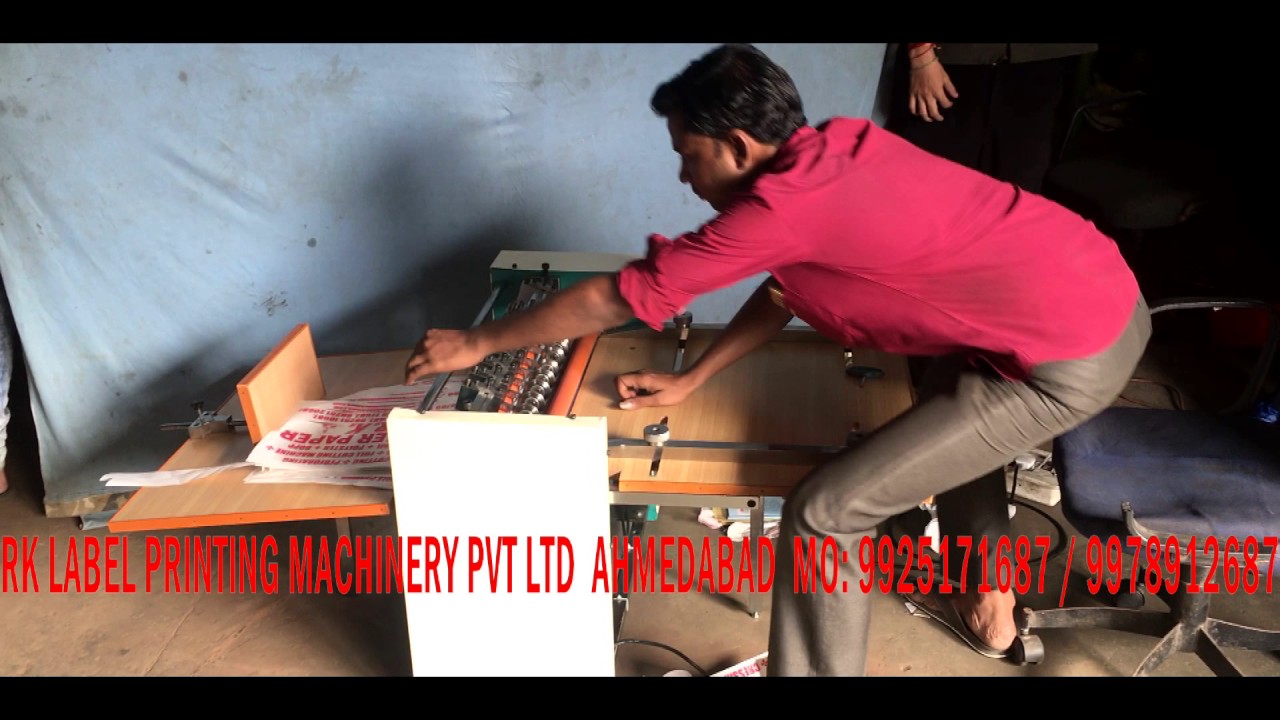 HALF CUTTING AND PERFORATION CREASING MACHINE
