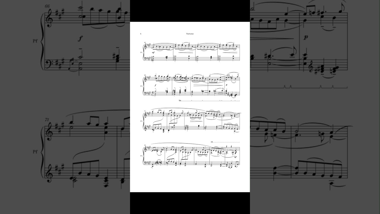JungAn(정안): Nocturne for Piano Solo