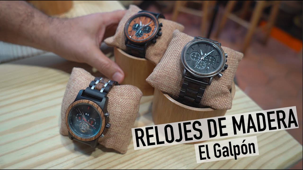 RELOJES DE MADERA | #elgalpon