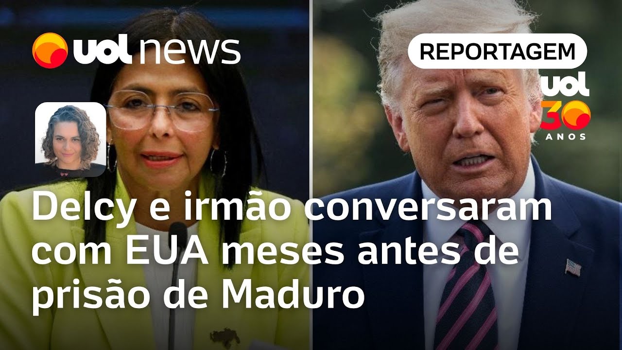 Venezuela: Delcy e irmão conversaram com EUA meses antes de captura de Maduro | Mariana Sanches