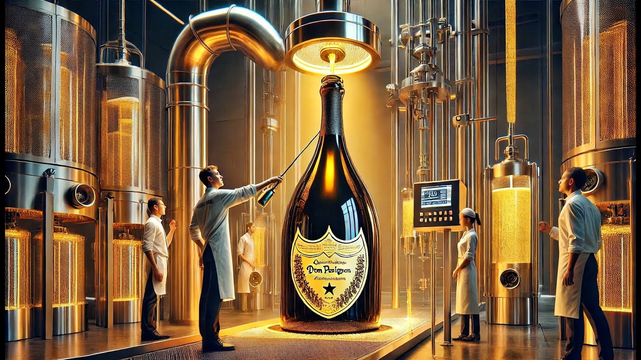 Comment des milliers de Champagne Dom Pérignon sont produits dans l'usine