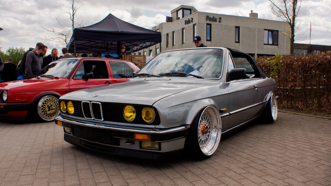STANCED BMW E30 ON BBS RS WHEELS! (4K)