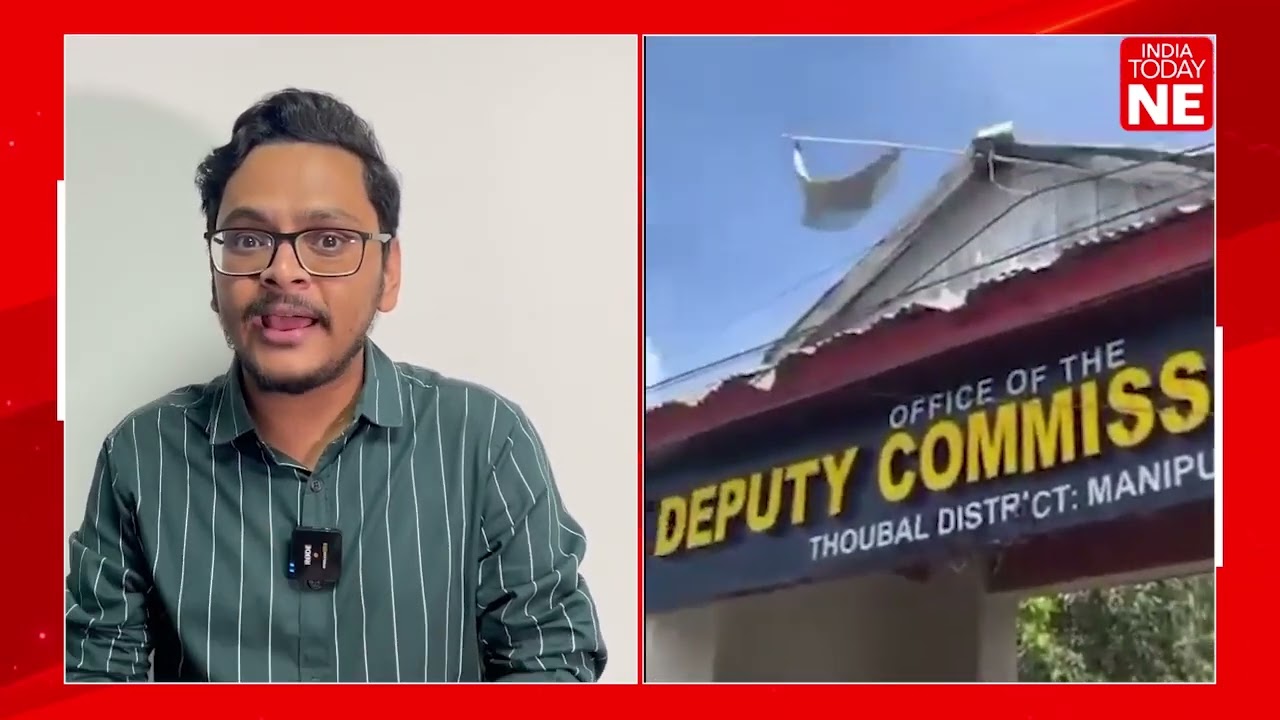 #FactCheck video of Manipur student protestors taking down the National Flag