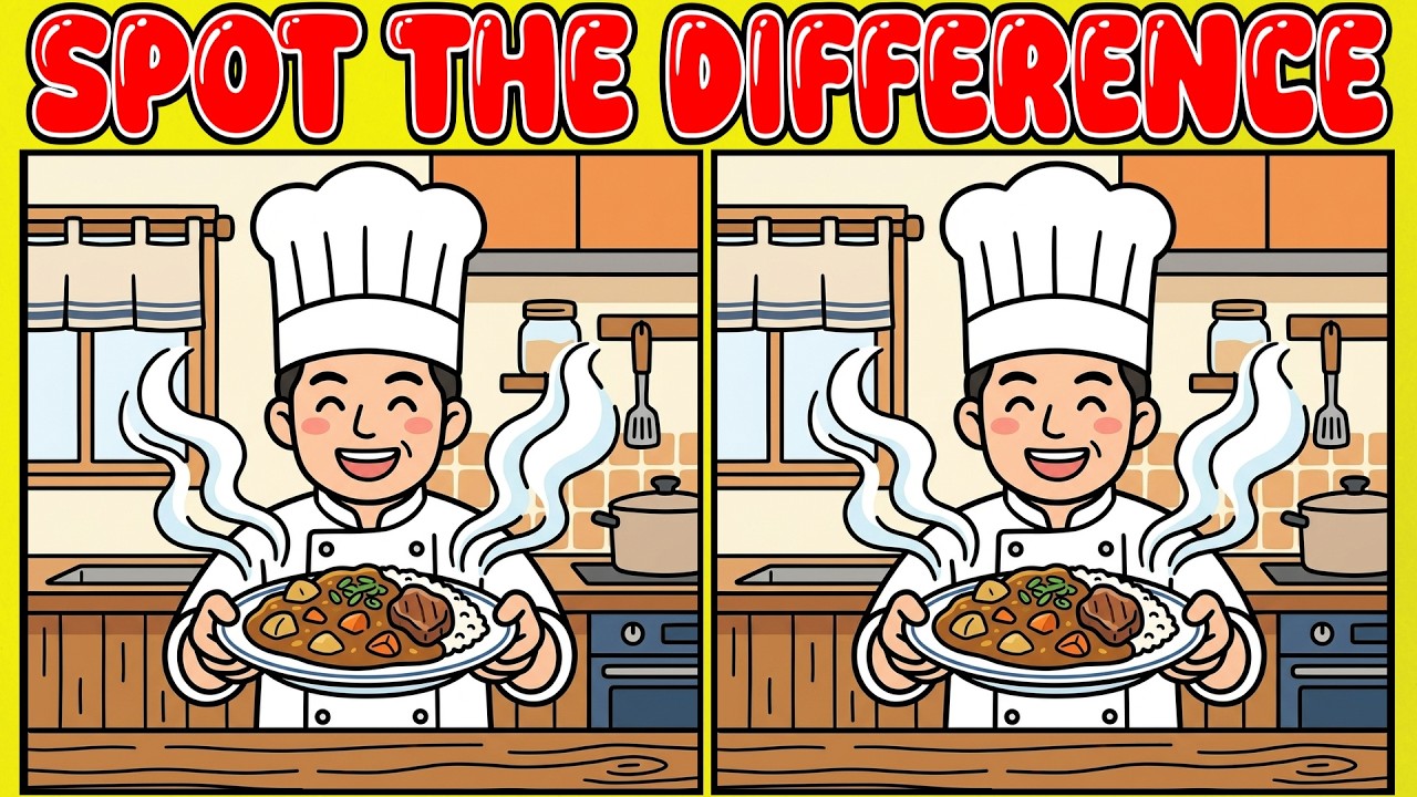 Only Genius Can Find All 3 Differences!! 🔥 Super Hard Spot the Difference